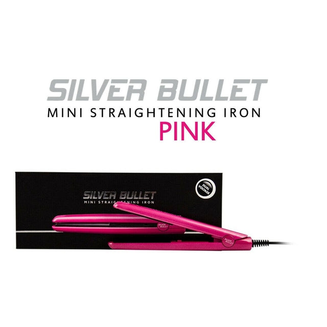 Silver Bullet MINI Hair Straightener - Ceramic Travel Size Iron * Choose colour