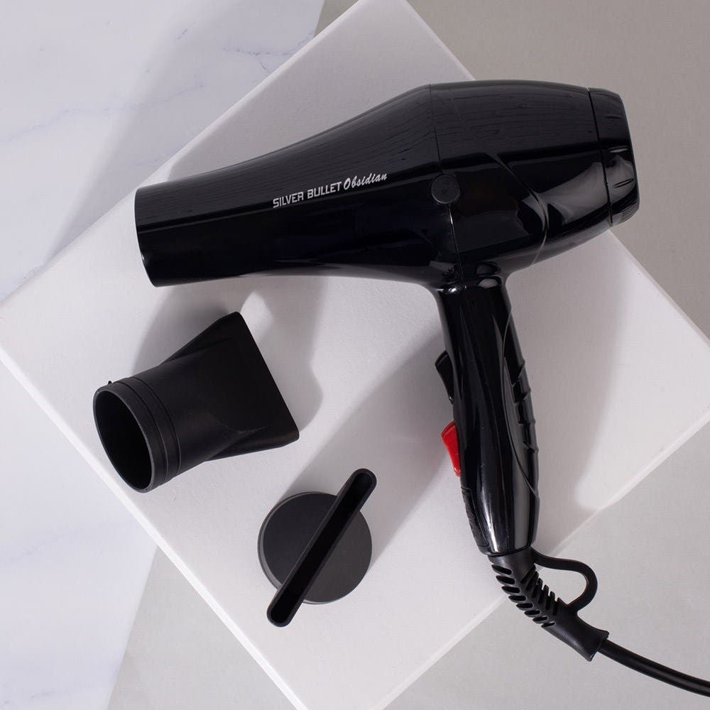 Silver Bullet Obsidian Hair Dryer - Black