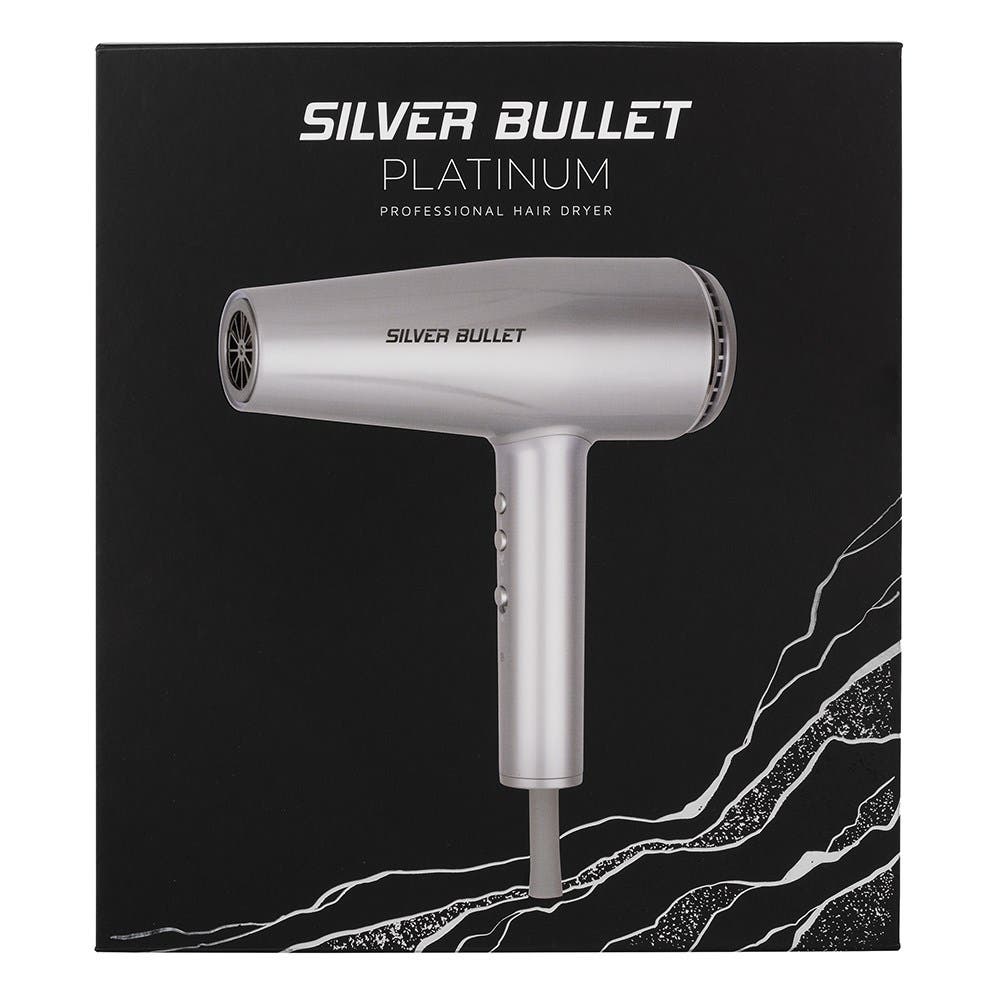 Silver Bullet Platinum Hair Dryer & Diffuser - 2200W Professional Power