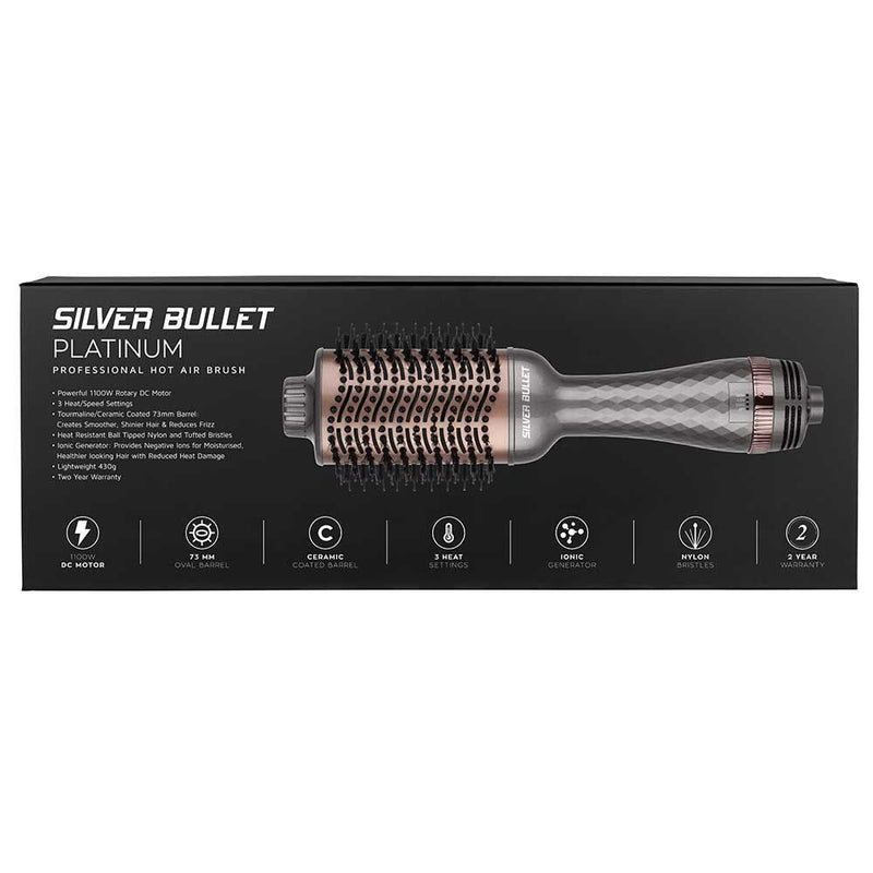 Silver Bullet Platinum Oval Hot Air Brush Large 900622