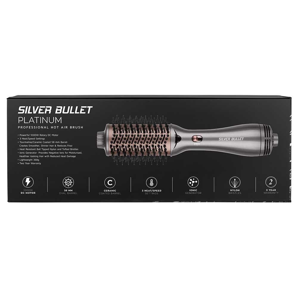 Silver Bullet Platinum Oval Hot Air Brush Medium 900623