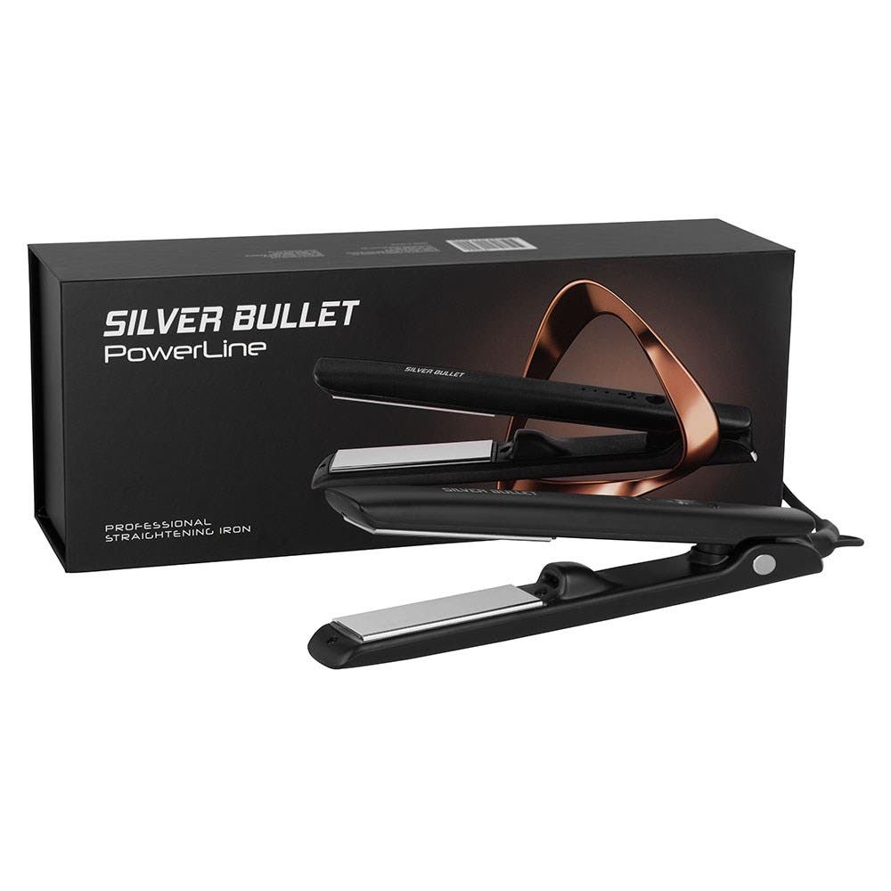 Silver Bullet PowerLine Hair Straightener - Black