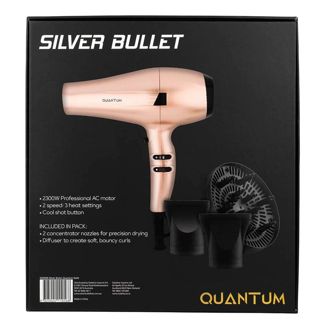 Silver Bullet Quantum Hair Dryer 2300W - Gold