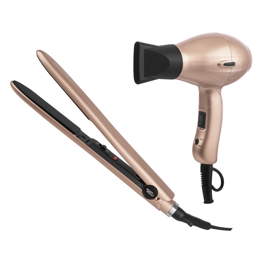 Silver Bullet Styleaway Duo Set - Mini Dryer & Midi Straightener 900422