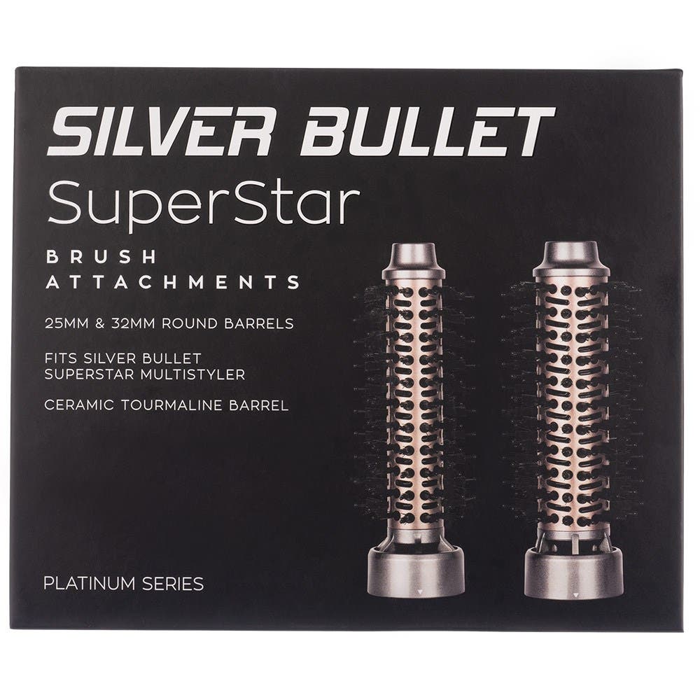 Silver Bullet SuperStar MultiStyler Brush Attachments - 32mm&25mm