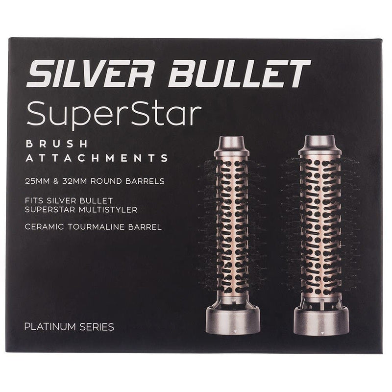 Silver Bullet SuperStar MultiStyler Brush Attachments - 32mm&25mm