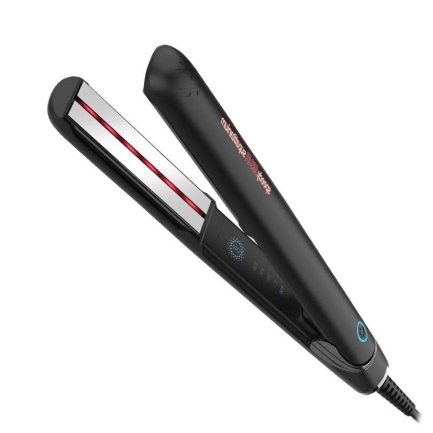 Speedy 230 IR Supatitanium infra-red hair straightener with black body and titanium plates