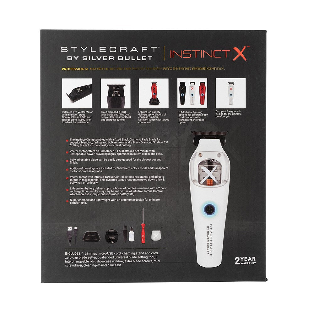 StyleCraft by Silver Bullet Instinct X Vector Motor Hair Trimmer 900939