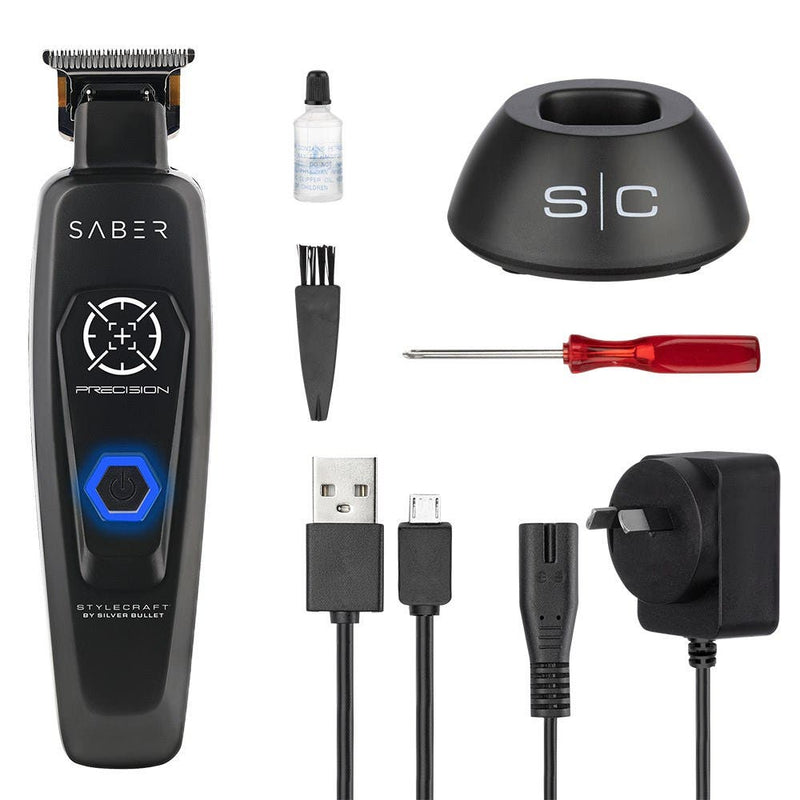 StyleCraft by Silver Bullet Saber Hair Trimmer - Black 900938