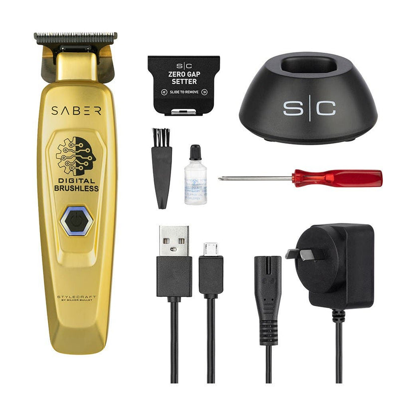 StyleCraft by Silver Bullet Saber Hair Trimmer - Gold 900923