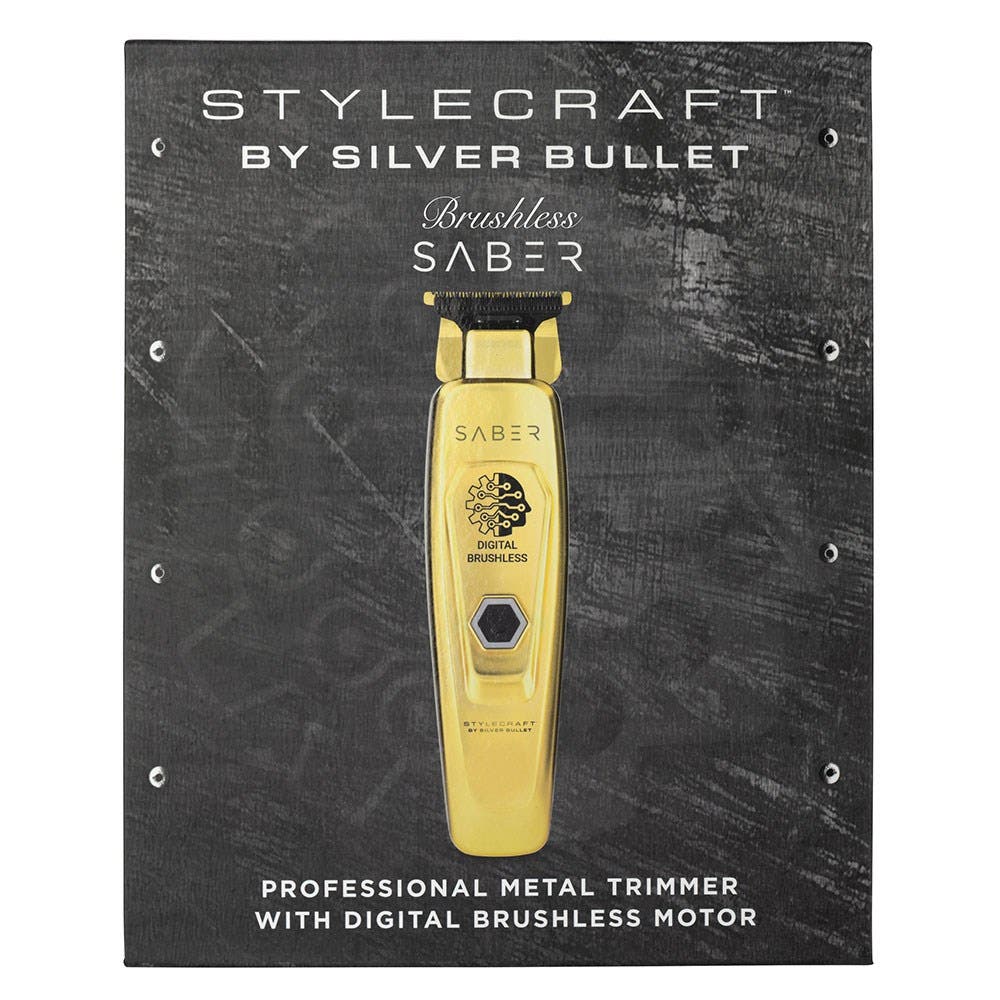 StyleCraft by Silver Bullet Saber Hair Trimmer - Gold 900923