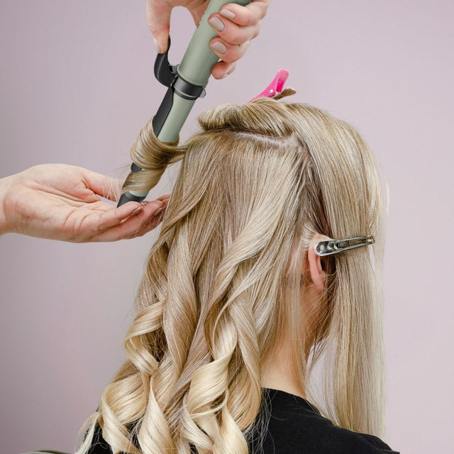 StyleCraft by Silver Bullet Sage Collection - Cordless Curling Iron & Wand with Detachable Clamp