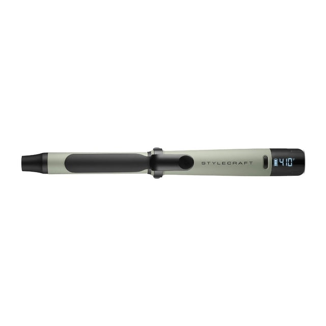StyleCraft by Silver Bullet Sage Collection - Cordless Curling Iron & Wand with Detachable Clamp