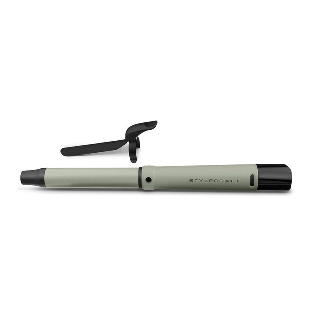 StyleCraft by Silver Bullet Sage Collection - Cordless Curling Iron & Wand with Detachable Clamp