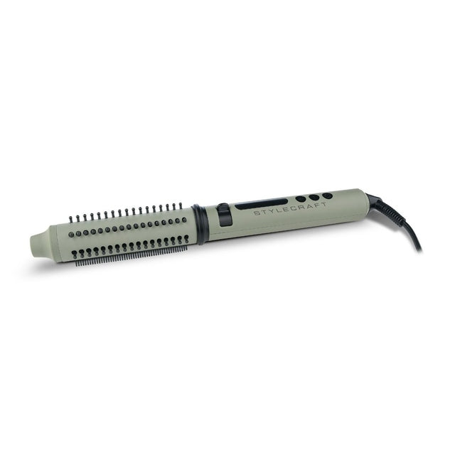 StyleCraft by Silver Bullet Sage Collection - Retractable Styling Brush & Curling Iron