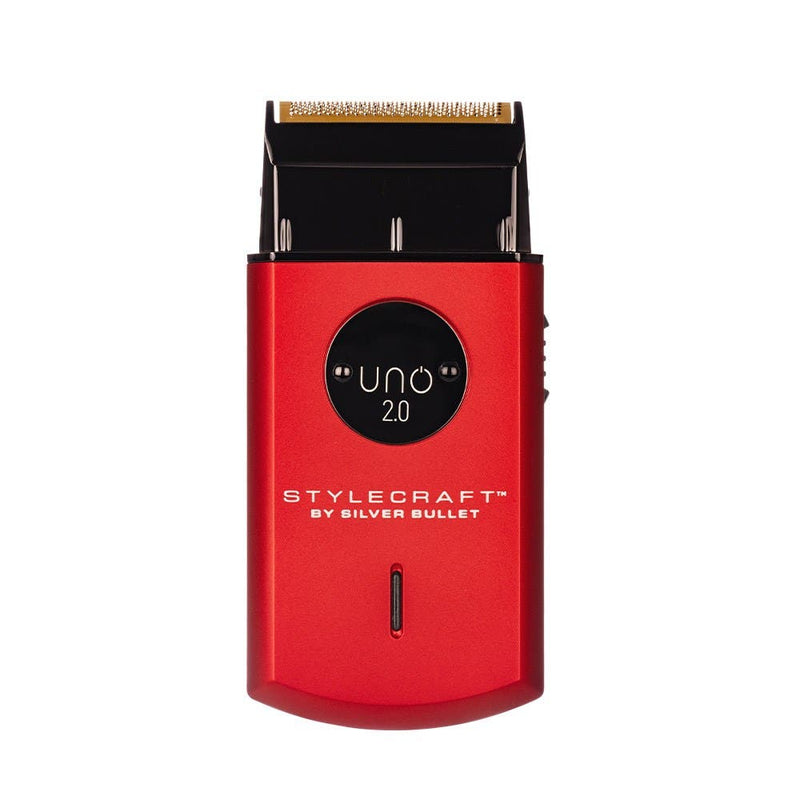 StyleCraft by Silver Bullet Uno 2.0 Single Foil Shaver Red 900936