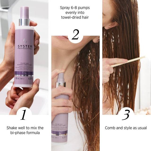 System Professional Color Save Bi-phase Leave-in Conditioner 185ml
