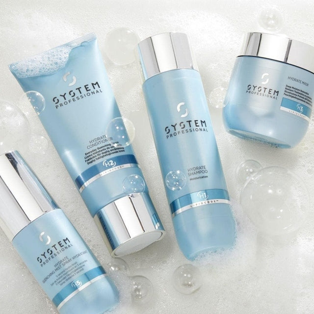System Professional Hydrate Quad Shampoo, Moisturiser, Mask & Quenching Mist