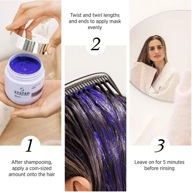 System Professional LuxeBlond Mask Regenerating Cool Blonde Perfector 200ml
