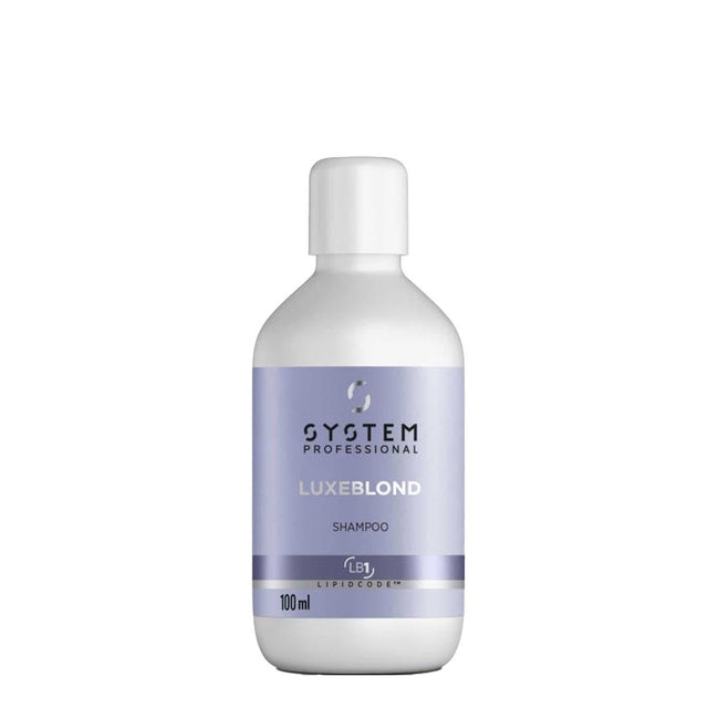 System Professional LuxeBlond Shampoo - Travel Size 100ml