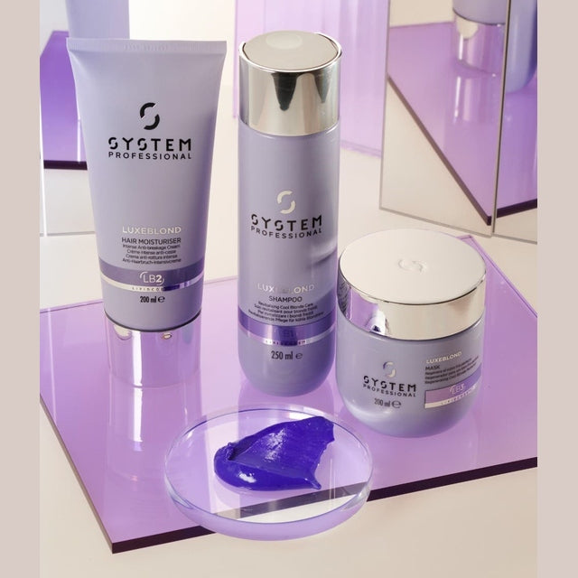 System Professional LuxeBlond Trio Shampoo, Moisturiser & Mask