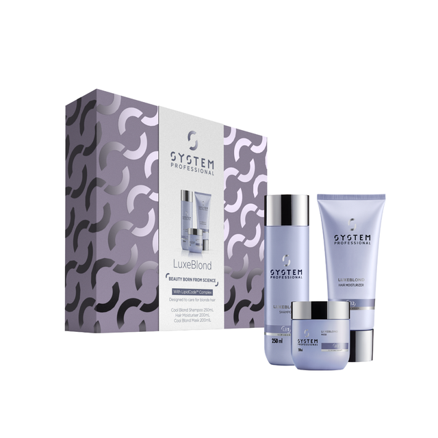 System Professional LuxeBlond Trio Shampoo, Moisturiser & Mask