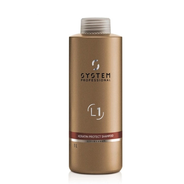 System Professional LuxeOil Keratin Protect Shampoo L1 1L