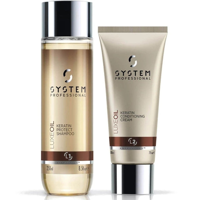 System Professional LuxeOil Shampoo 250ml & Conditioning Cream 200ml Duo