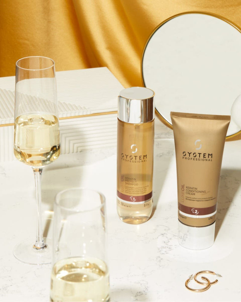 System Professional LuxeOil Shampoo 250ml & Conditioning Cream 200ml Duo