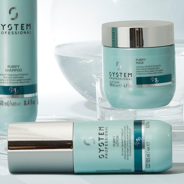 System Professional Purify - Dandruff Protection Trio Kit Shampoo, Mask & Lotion