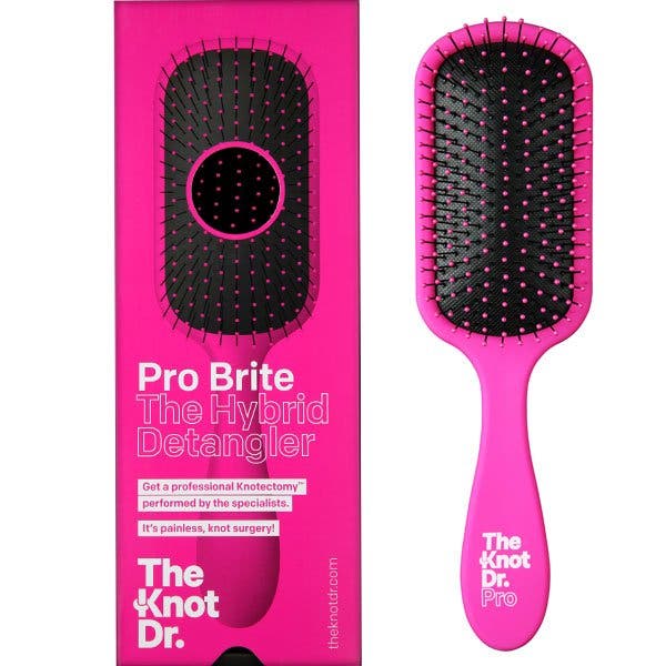 THE KNOT DR - Pro Brite Detangling Brush * Choose colour