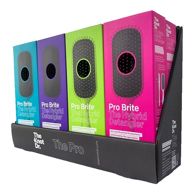 THE KNOT DR - Pro Brite Detangling Brush * Choose colour