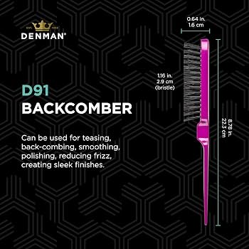  Whether you're building a dramatic up-do, adding root lift, or dressing extensions, the Denman D91 Back Comber delivers every time.