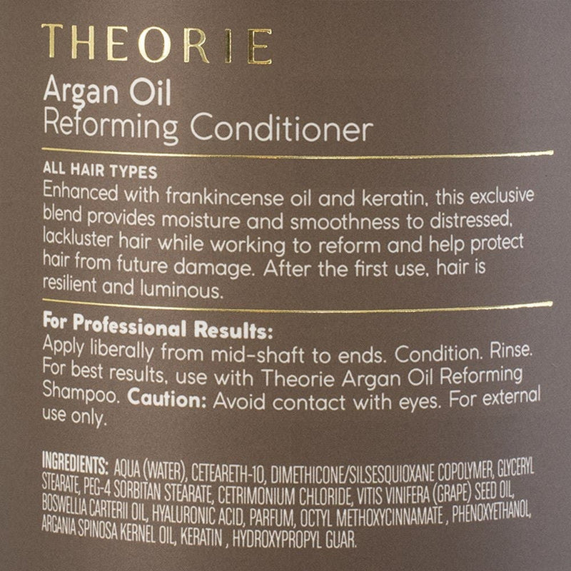 Theorie Argan Oil Ultimate Reform Conditioner - 400ml