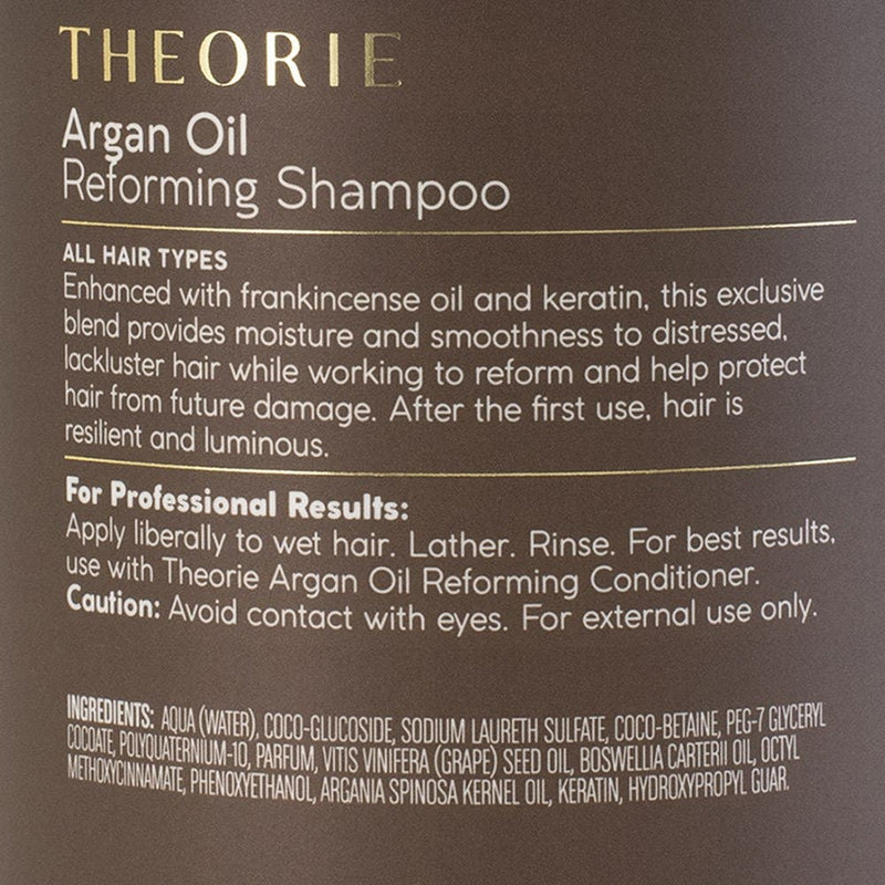 Theorie Argan Oil Ultimate Reform Shampoo - 400ml
