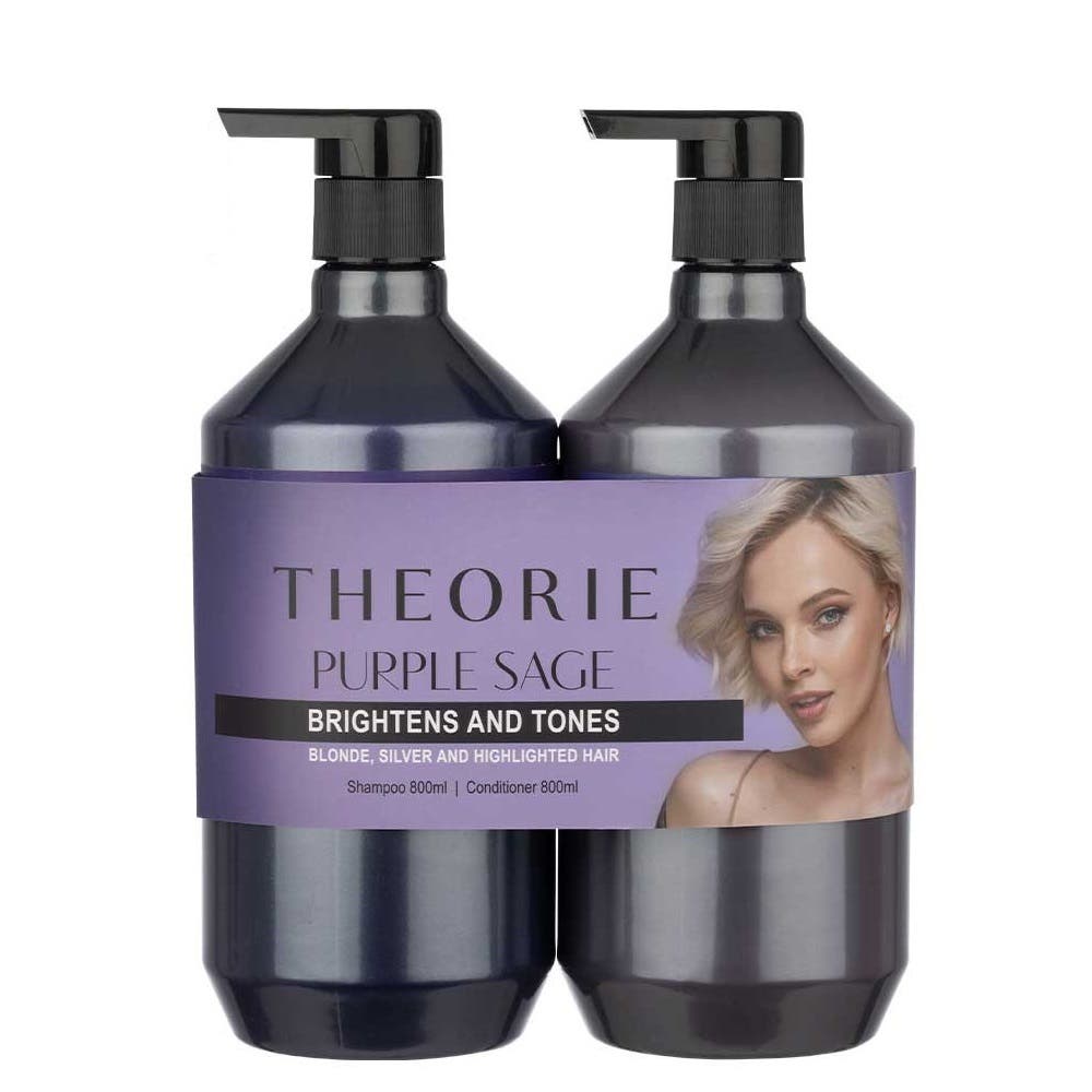 Theorie Purple Sage Brightens and Tones Duo 800ml