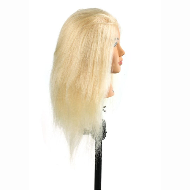 Tiana SSS 100% Human Hair Mannequin Head Light Blonde #60 18" 45cm