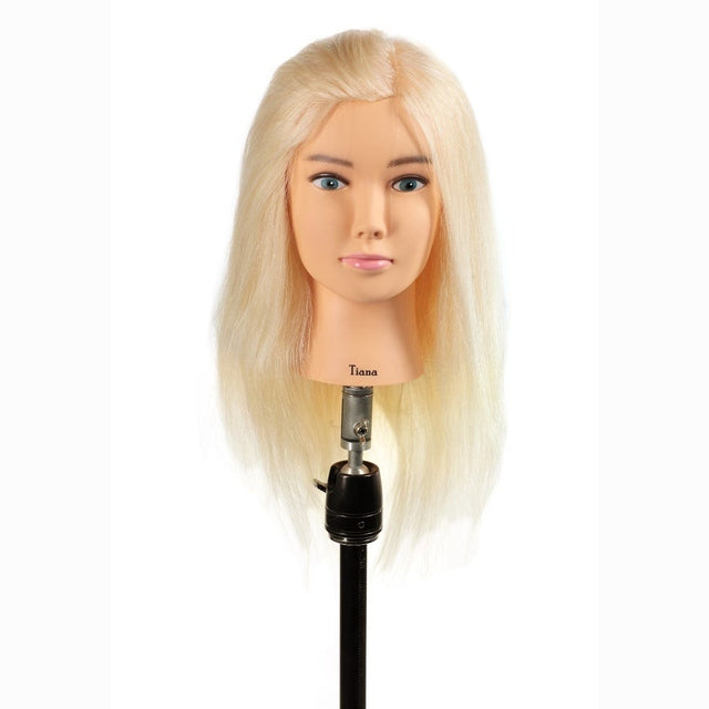 Tiana SSS 100% Human Hair Mannequin Head Light Blonde #60 18" 45cm