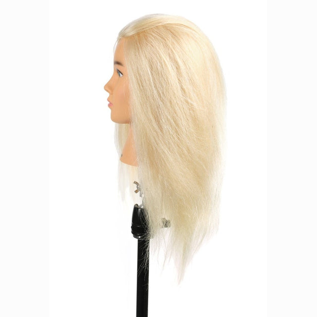 Tiana SSS 100% Human Hair Mannequin Head Light Blonde #60 18" 45cm