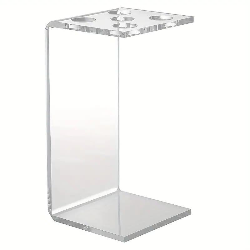 Transparent Self Standing Scissors Holder/ Display Rack Salon - 5 Holes