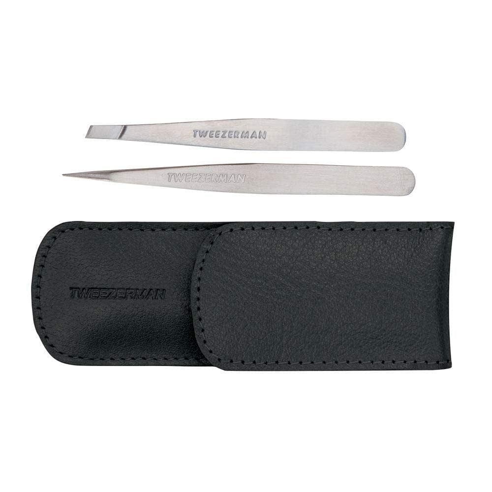 Tweezerman Petite Tweezer Set, Black