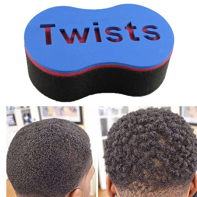 Twists Hair Sponge for Dreads and Afro Hair - Blue