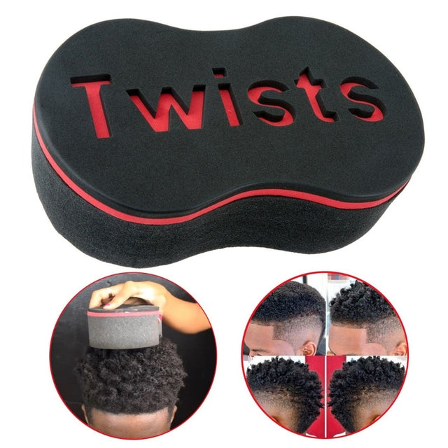 Twists Hair Sponge for Dreads and Afro Hair - Black