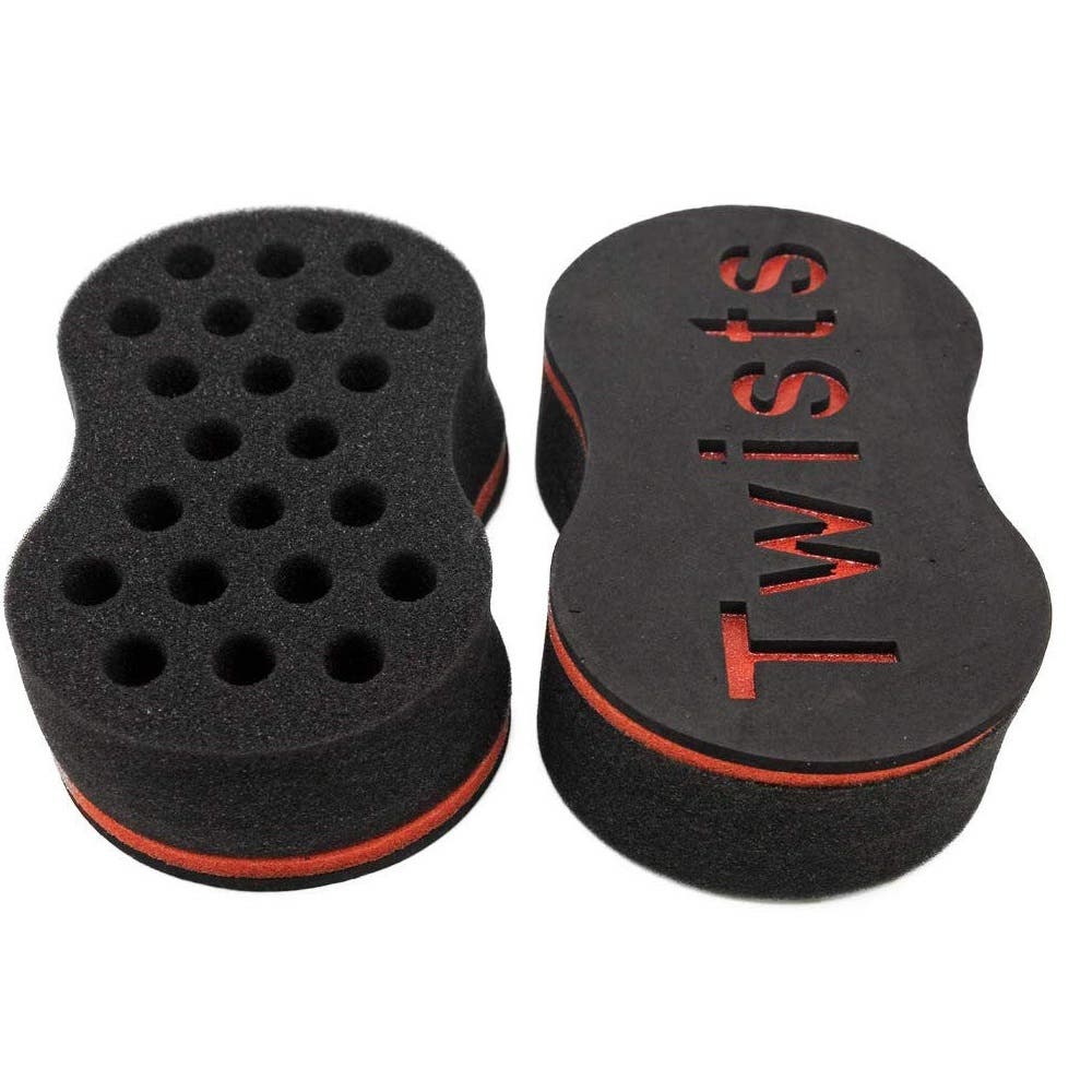 Twists Hair Sponge for Dreads and Afro Hair - Black