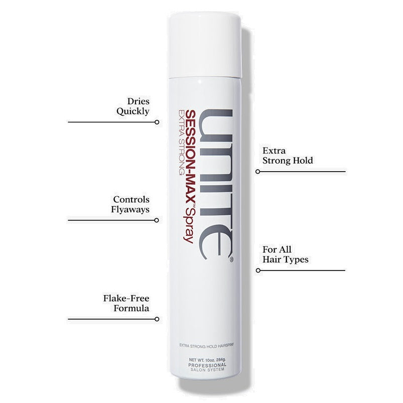 UNITE SESSION-MAX Extra Strong Hold Hairspray 284g