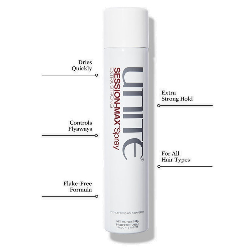 UNITE SESSION-MAX Extra Strong Hold Hairspray 284g