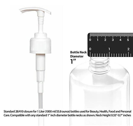 Universal Pump Dispenser For 1 Liter/33.8 Ounce/1000ml Bottle