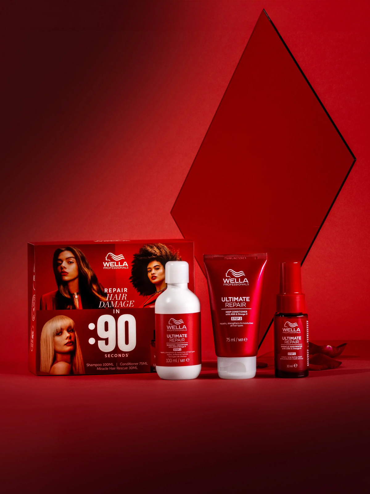 Shop Wella Ultimate Repair hair care products
