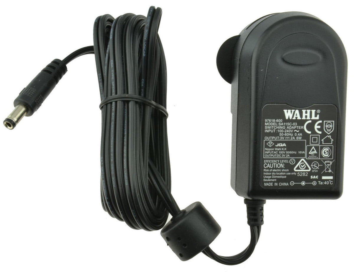 WAHL Replacement CHARGER Model SA115C-03 Male for Pro Series