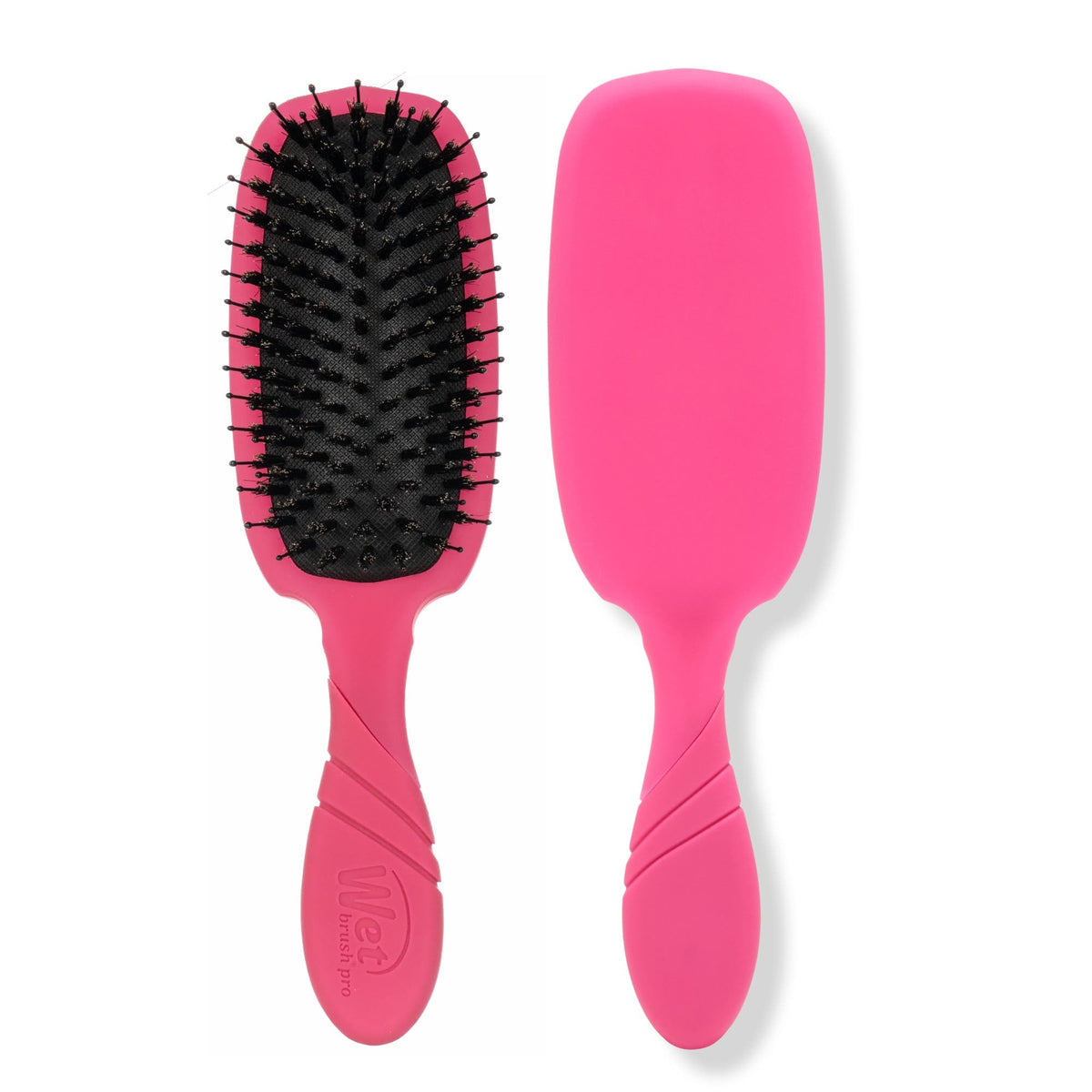 WetBrush Pro Shine Enhancer Boar Bristle FROST Smooth Styler - Pink